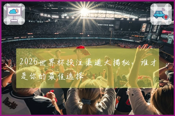 2026世界杯投注渠道大揭秘，谁才是你的最佳选择