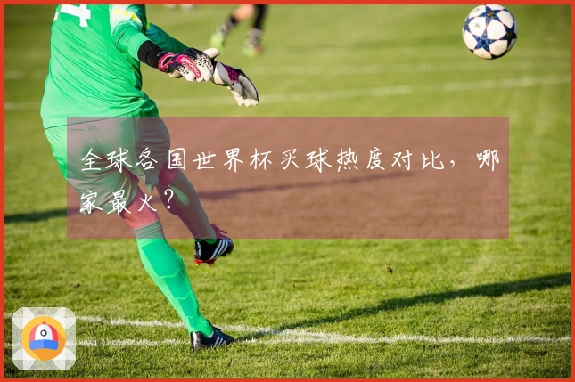 全球各国世界杯买球热度对比，哪家最火？